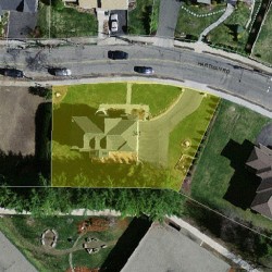 341 Hartman Rd, Newton MA  02459-2816 aerial view