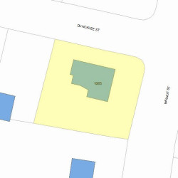 1065 Walnut St, Newton MA 02461-1262 plot plan