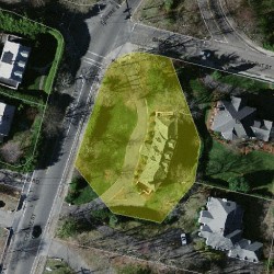 734 Centre St, Newton MA 02458-2530 aerial view