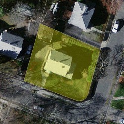 80 Maplewood Ave, Newton MA 02459-2526 aerial view