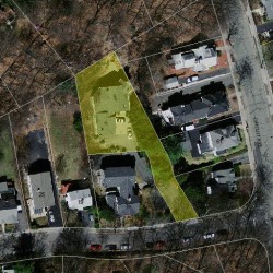 11 Thurston Rd, Newton MA 02464-1242 aerial view