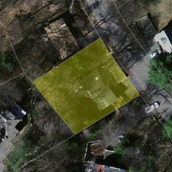 45 Dexter Rd, Newton MA  02460-2317 aerial view