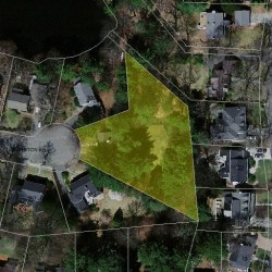 304 Islington Rd, Newton MA  02466-1019 aerial view