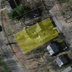 11 Lewis St, Newton MA 02458-1824 aerial view