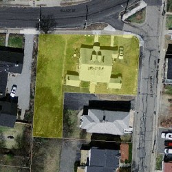 216 Elliot St, Newton MA 02464-1202 aerial view