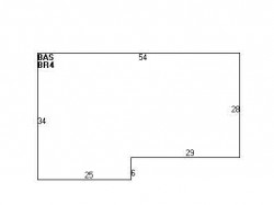 54 Bemis St, Newton MA  02460-1103 floor plan