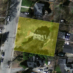 52 Brookside Ave, Newton MA 02460-1530 aerial view