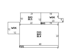 205 Valentine St, Newton MA  02465-3001 floor plan