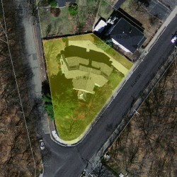 127 Elliot St, Newton MA 02461-1629 aerial view