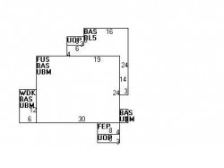 15 Day St, Newton MA  02466-2906 floor plan
