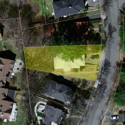 27 Cotter Rd, Newton MA  02468-1035 aerial view