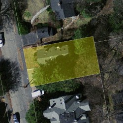 24 Chester St, Newton MA 02461-1416 aerial view