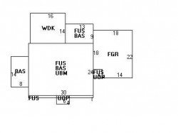 796 Walnut St, Newton MA  02459-1717 floor plan