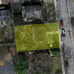 211 Melrose St, Newton MA  02466-1120 aerial view