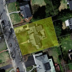112 Gordon Rd, Newton MA 02468-1227 aerial view