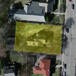 311 Lowell Ave, Newton MA 02460-1826 aerial view