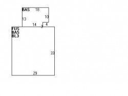 13 Dalby St, Newton MA  02458-1030 floor plan