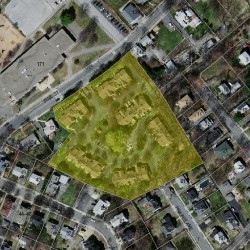 160 Pine St, Newton MA  02466-1306 aerial view