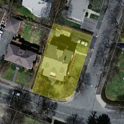 123 Auburn St, Newton MA 02466-2503 aerial view