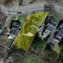 52 Central St, Newton MA 02466-2409 aerial view