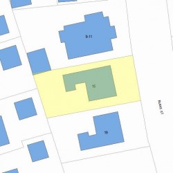 15 Blake St, Newton MA 02460-2005 plot plan