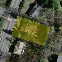 199 Brookline St, Newton MA 02459-2802 aerial view