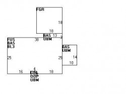 400 Waban Ave, Newton MA  02468-1352 floor plan