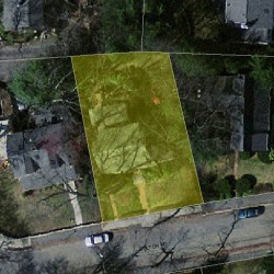 33 Bolton Rd, Newton MA  02460-2130 aerial view