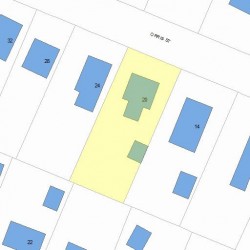 20 Orris St, Newton MA  02466-1312 plot plan