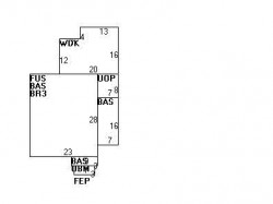 18 Weldon Rd, Newton MA 02458-1807 floor plan