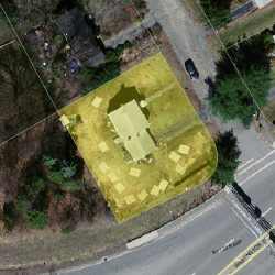 4 Belmore Park, Newton MA  02462-1515 aerial view