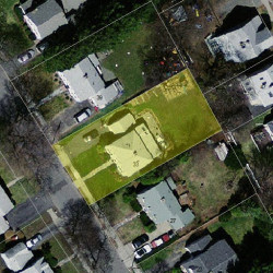 33 Fairway Dr, Newton MA 02465-1712 aerial view