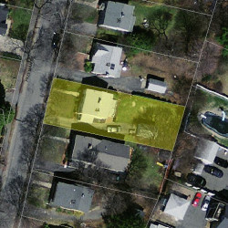 44 Freeman St, Newton MA 02466-1206 aerial view
