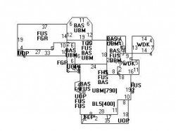 38 Everett St, Newton MA  02459-1940 floor plan