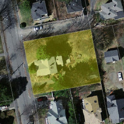 20 Columbus St, Newton MA 02461-1438 aerial view