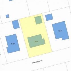 59 Athelstane Rd, Newton MA  02459-2422 plot plan