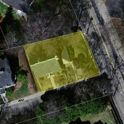 3 Fairview Ter, Newton MA  02465-2421 aerial view