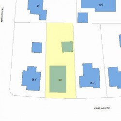 861 Commonwealth Ave, Newton MA 02459-1037 plot plan
