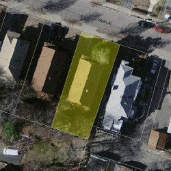 152 Pearl St, Newton MA 02458-1444 aerial view