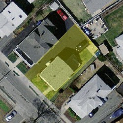 32 Adams St, Newton MA 02460-1203 aerial view