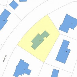 20 Risley Rd, Newton MA 02465-2922 plot plan