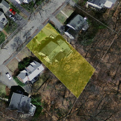 42 Kingston Rd, Newton MA  02461-1014 aerial view