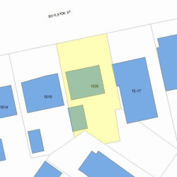1006 Boylston St, Newton MA 02461-1316 plot plan