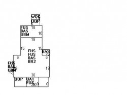 401 Lowell Ave, Newton MA 02460-2148 floor plan