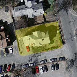 105 Central Ave, Newton MA 02460-1711 aerial view