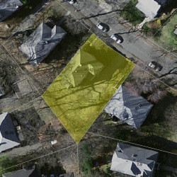 43 Lewis St, Newton MA 02458-1824 aerial view