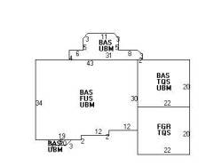 5 Donna Rd, Newton MA  02459-2804 floor plan