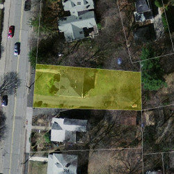 304 Lowell Ave, Newton MA  02460-2153 aerial view