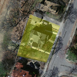 43 Fisher Ave, Newton MA  02461-1142 aerial view