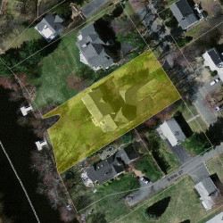 19 Bernard St, Newton MA 02461-1903 aerial view